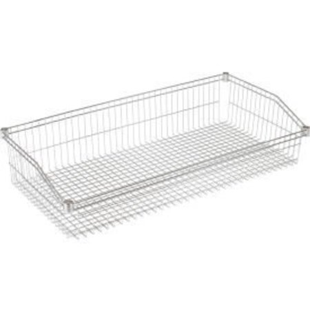 GLOBAL EQUIPMENT Nexel    Wire Shelf Basket 36"W x 24"D WB2436C